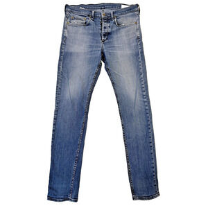 Rag & Bone Jeans Mens 33 Blue Extra Slim Bayview M1224K510BYV Stretch Denim